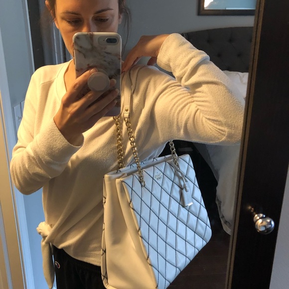 White patterned Kate Spade purse - Picture 8 of 8